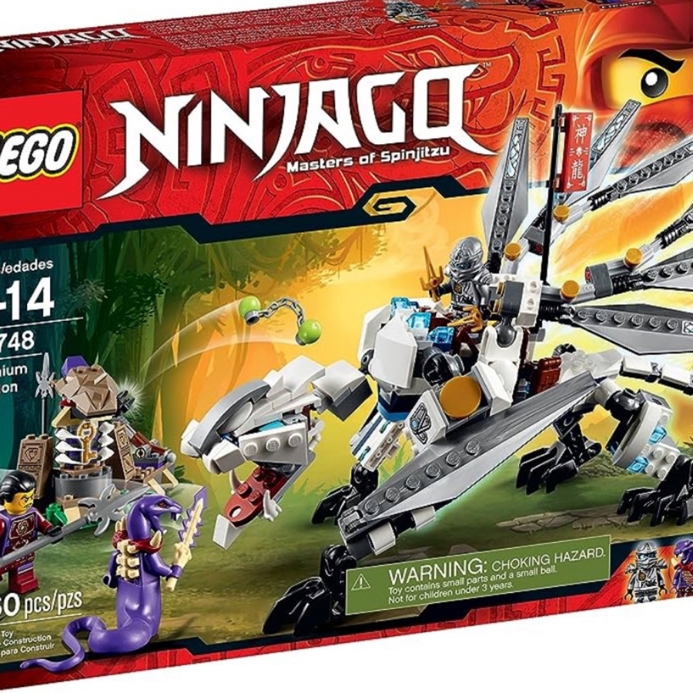 Lego Ninjago "Titanium Dragon" set 70748 (360 pieces)